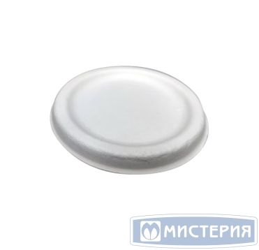 Крышка для соусника, 60мл, d 68мм, h 7мм, белая, сахарный тростник
