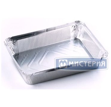Форма алюминиевая 1-секц. 3180 мл 322х255х51 мм, без крышки, алюм., 25 шт/упак 200 шт/кор РОССИЯ SP(RF)98L/402-680