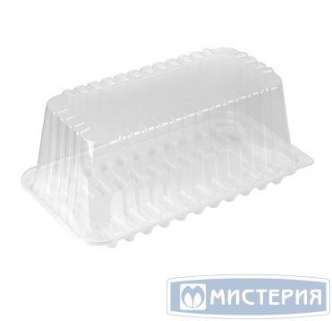 Упаковка для торта [крышка] 235х235х73[219х219х66] мм, прозр., ОПС, 200 шт/кор "Комус" 200 шт/упак РОССИЯ Т-170КНН Стандарт