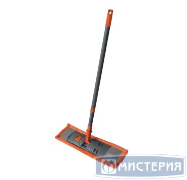 Швабра пластиковая 39х9х139 см Классик, с мопом из микрофибры "York" 24 шт/кор КИТАЙ 081080