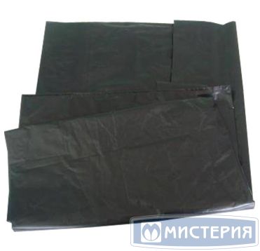 Мешок для мусора 240 л, черн., ПВД, 50 шт/упак 4 упак/кор РОССИЯ 456663т