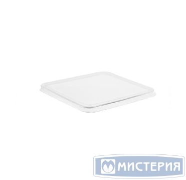 Крышка к контейнеру 98,4х98,4х7,1 мм, прозр., ПЭТ, 156 шт/кор 156 шт/упак РОССИЯ 5090/1