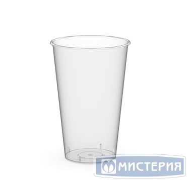 Стакан одноразовый 350 мл, прозр., ПП, 20 шт/упак 720 шт/кор РОССИЯ