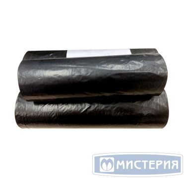 Мешок для мусора 30 л, черн., ПНД, 30 шт/рул 80 рул/кор РОССИЯ