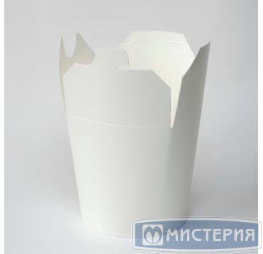 Коробка для лапши 450 мл, d103хh97 мм, бел., карт., 50 шт/упак 500 шт/кор РОССИЯ CP(w)-450