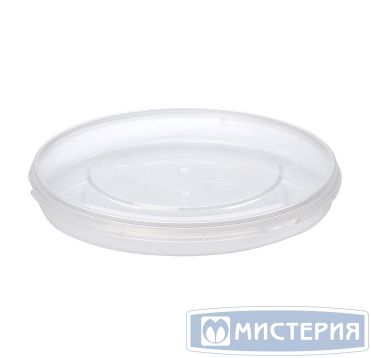 Крышка для контейнера под пресервы и мёд, d=173 мм, полупрозрачная, ПП