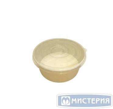 Крышка для супницы d150 мм, прозр., ПЭТ, 100 шт/упак 500 шт/кор РОССИЯ LPET/f/150