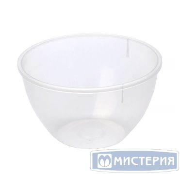 Контейнер под пресервы и мёд, 220мл "банка", "Плошка" d=96мм, h=53мм, полупрозрачный ПП