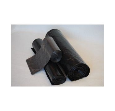 Мешок для мусора 240л (70+20)х140см ПВД черный 10 шт/рул. "Суперпрочный"