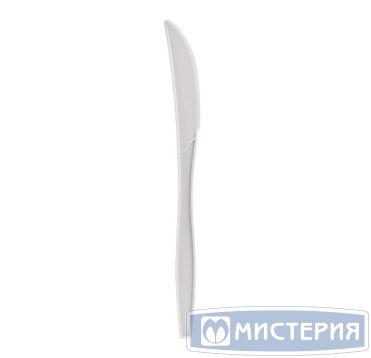 Нож одноразовый 190 мм, бел., кукурузный крахмал, 50 шт/упак 1 000 шт/кор РОССИЯ 4041Б