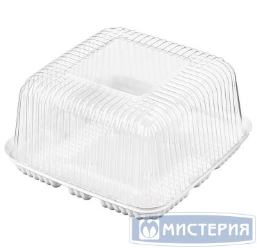 Упаковка для торта [дно] 244х244х33[191х191х25] мм, бел., ПС, 200 шт/кор "Комус" 200 шт/упак РОССИЯ Т-170ДШ