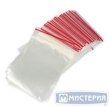 Пакет Zip-Lock 100х150 мм, прозр., ПВД, 100 шт/упак 80 упак/кор КИТАЙ