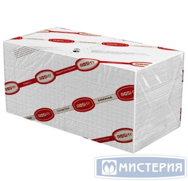 Салфетки 240х240 мм 2-сл., бел., бум., 250 шт/упак "Roshy" 18 упак/кор РОССИЯ R-S2-250L