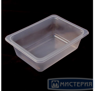 Контейнер под запайку 200 мл, 1-секц. 146х109х20 мм, прозр., ПП, 900 шт/кор "Бластор" РОССИЯ п-1511/20
