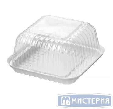 Упаковка для торта [дно] 184х184х27[150х150х23] мм, бел., ПС, 600 шт/кор "Комус" 600 шт/упак РОССИЯ Т-150Д (Т)